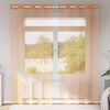 vidaXL Voile Curtains with Grommets 2 pcs Terracotta