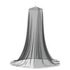 vidaXL Mosquito Net for Bed 156 mesh Black ⌀56 x 220 cm Polyester