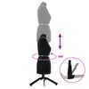 vidaXL Adjustable Dress Form Female Height Adjustable Black M Velvet