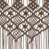 vidaXL Macrame Curtain Taupe 140x240 cm Cotton