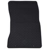 vidaXL Car Mat 4 pcs Black TPE