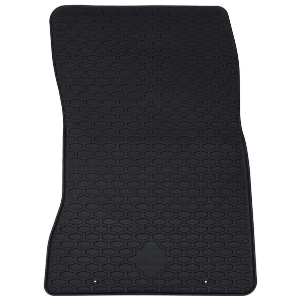 vidaXL Car Mat 4 pcs Black TPE
