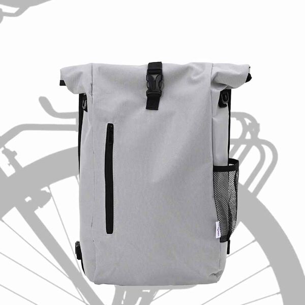 vidaXL Bicycle Bag Grey 31 x 13 x 58 cm Polyester