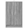 vidaXL Shoe Cabinet Grey Sonoma 60x35x92 cm Engineered Wood