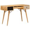 vidaXL Writing Desk Brown 110 x 55 x 76 cm Solid Mango Wood