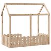 vidaXL Kids' House Bed Frame 70x140 cm Solid Wood Pine