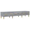 vidaXL TV Cabinet Grey Sonoma 150x34,5x30 cm Engineered Wood
