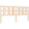 vidaXL Bed Frame without Mattress 200x200 cm Solid Wood Pine