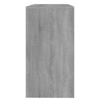 vidaXL Console Table Grey Sonoma 89x41x76.5 cm Engineered Wood