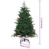vidaXL Artificial Christmas Tree with 150 LEDs with Stand Green 120 cm