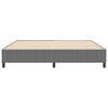 vidaXL Platform Bed Frame Light Grey 200 x 200 cm Fabric