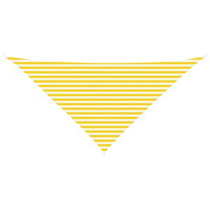 vidaXL Sun Shade Sail Yellow and White 4 x 4 x 5.8 m