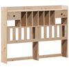 vidaXL Bed Frame without Mattress 140x190 cm Solid Wood Pine