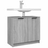 vidaXL Bathroom Cabinet Grey Sonoma 64.5x33.5x59 cm Engineered Wood