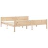 vidaXL Bed Frame without Mattress with 2 Drawers Solid Wood 200x200 cm