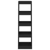 vidaXL Book Cabinet/Room Divider Black 40x30x135 cm