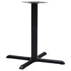 vidaXL Bistro Table Leg Black 76x76x72 cm Cast Iron