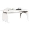 vidaXL Coffee Table White 80 x 50 x 31 cm Solid pine wood