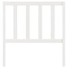 vidaXL Bed Headboard White 106x4x100 cm Solid Wood Pine