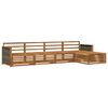vidaXL Outdoor Sofa Set 5 pcs Natural Solid Acacia Wood