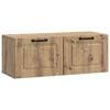 vidaXL Wall-Mounted TV Cabinet 78.5 x 31 x 30 cm Artisan Oak