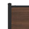 vidaXL Headboard Brown Oak 90 cm Engineered Wood and Steel