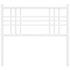 vidaXL Metal Replace Headboard White 100cm