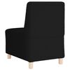 vidaXL Modular Sofa Unit Armless 2 pcs Black 55 x 74 x 82 cm