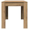 vidaXL Dining Table Artisan Oak 140x74.5x76 cm Engineered Wood
