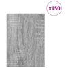vidaXL Decor Panels 150 pcs Grey Sonoma 21 x 30 x 0.27 cm