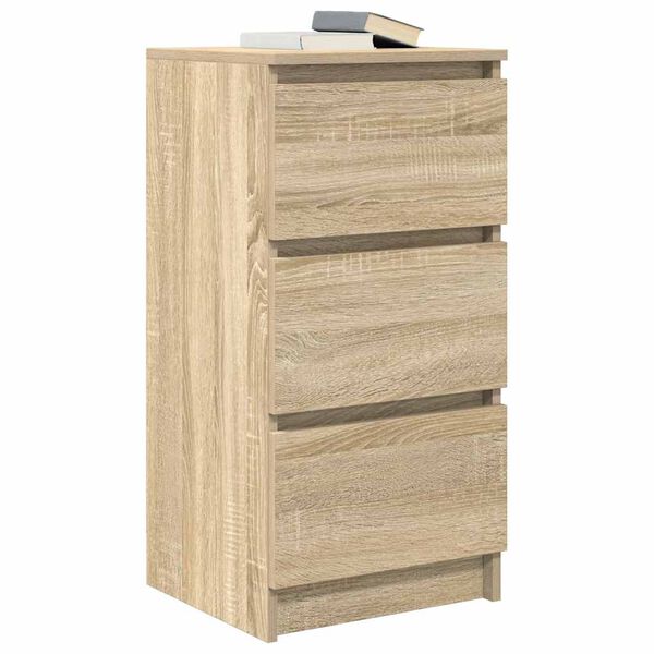 vidaXL Sideboard Sonoma Oak 37.5x35x76 cm Engineered Wood