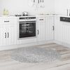 vidaXL Anti-slip Shaggy Rug Grey 120 x 120 cm PP