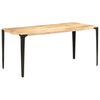 vidaXL Dining Table 160x80x76 cm Solid Mango Wood