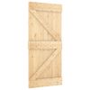 vidaXL Sliding Door with Hardware Set 100x210 cm Solid Wood Pine
