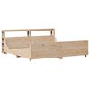 vidaXL Bed Frame without Mattress 200x200 cm Solid Wood Pine