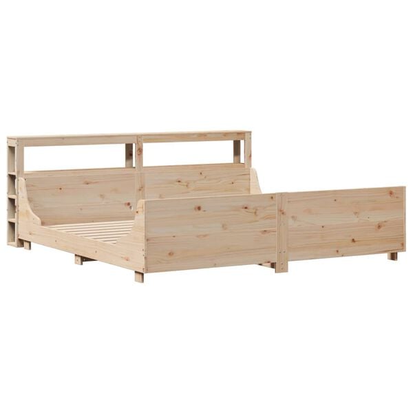 vidaXL Bed Frame without Mattress 200x200 cm Solid Wood Pine