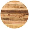 vidaXL Table Top &Oslash; 80x1.5 cm Round Solid Wood Rough Mango