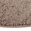vidaXL Anti-slip Shaggy Rug Brown 90 x 90 cm PP