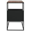 vidaXL Side Table Black 55x36x59.5 cm Engineered Wood