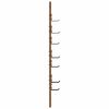 vidaXL Wall-Mounted Coat Rack Wall-mounted Old Wood 30 x 1.5 x 80 cm