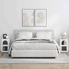 vidaXL Bedside Table 2 pcs White 29.5 x 33.5 x 50 cm Engineered Wood