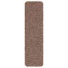 vidaXL Anti-slip Stair Mats Latex backing 15 pcs Brown 75 x 20 cm PP