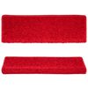 vidaXL Stair Mats 15 pcs 65x21x4 cm Red Rectangular Edge