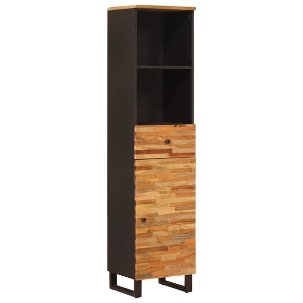 vidaXL Bathroom Cabinet Artisan Oak 38 x 33 x 160 cm Solid Mango Wood