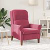 vidaXL Armchair Wine red 76 x 94 x 102 cm Velvet