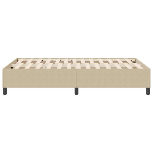 vidaXL Platform Bed Frame Grey Green 120 x 200 cm Fabric