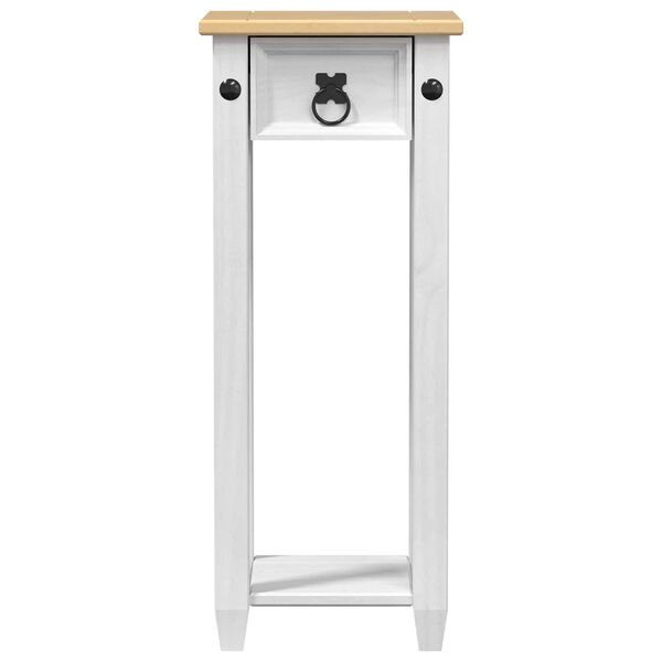 vidaXL Plant Stand White 30 x 30x 73 cm Solid Pine Wood