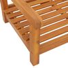 vidaXL Garden Swing Bench Brown 119 x 35 x 47cm Solid Acacia wood