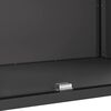 vidaXL Kitchen Storage with Shelf Black 60 x 50 x 92 cm Steel