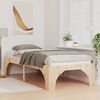 vidaXL Bed Frame Brown 75 x 190 cm Solid Pine Wood